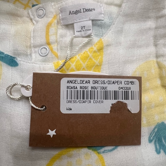 NWT Angel Dear Pineapple Print Dress - Picture 4 of 8